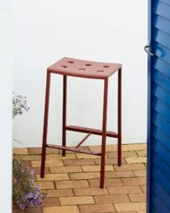 Hay Balcony Bar Stool 65 Cm, Iron Red -Hay Store hay balcony bar stool low anthracite 4