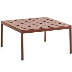 Hay Balcony Lounge Table 75x76 Cm, Iron Red