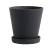 Hay Flowerpot With Saucer Black, Ø14 Cm M -Hay Store hay flowerpot with saucer black 7