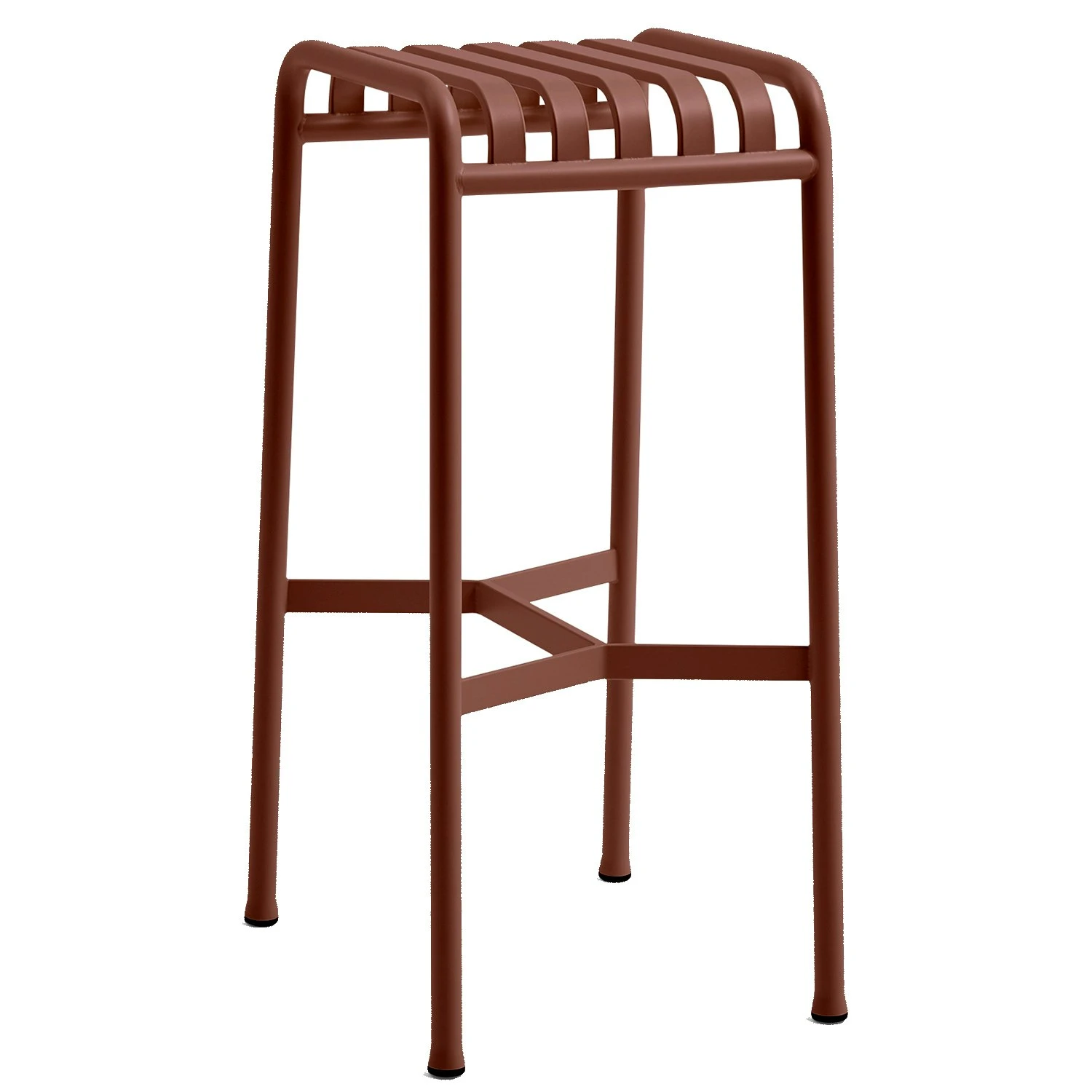 Hay Palissade Bar Stool, Iron Red 3 Hay Palissade Bar Stool, Iron Red