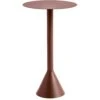 Hay Palissade Cone Bar Table Ø60 Cm, Iron Red -Hay Store hay palissade cone 2