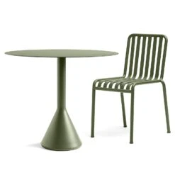 Hay Palissade Cone Table Ø90 Cm, Olive -Hay Store hay palissade cone table 90 cm 1