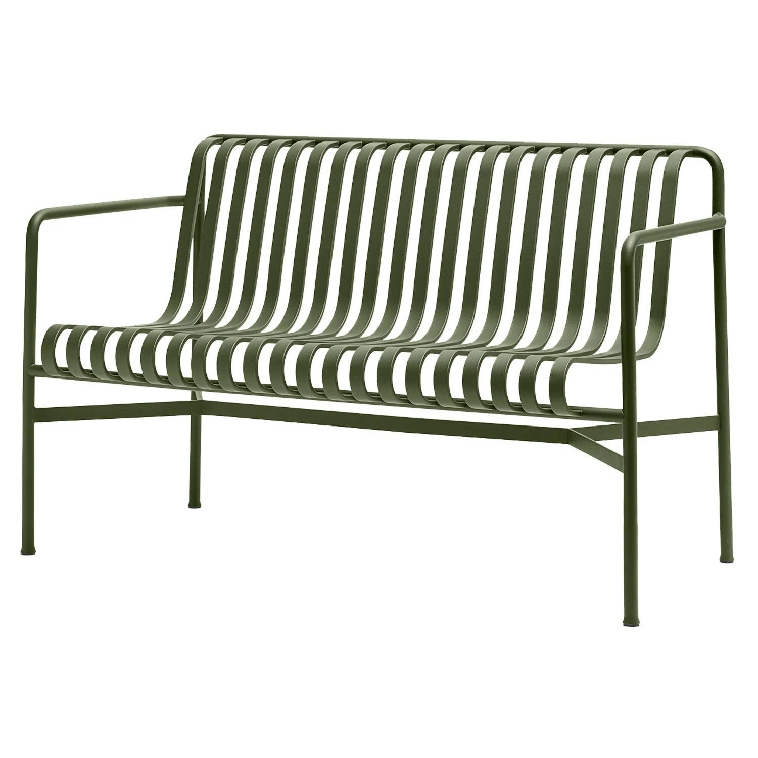 Hay Palissade Dining Bench, Olive 3 Hay Palissade Dining Bench, Olive