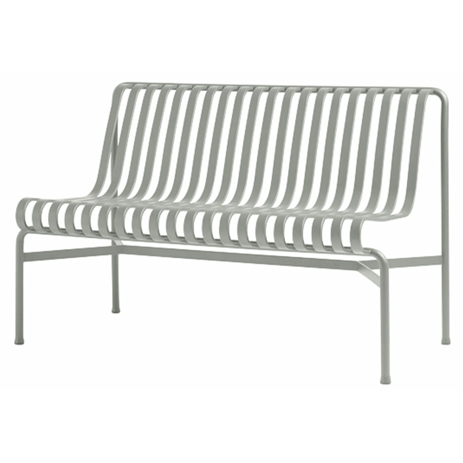 Hay Palissade Dining Bench Without Armrests, Sky Grey 3 Hay Palissade Dining Bench Without Armrests, Sky Grey