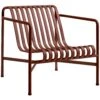 Hay Palissade Lounge Chair Low, Iron Red