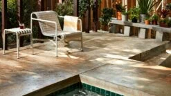 Hay Palissade Lounge Chair Low, Sky Grey -Hay Store hay palissade lounge chair low 4