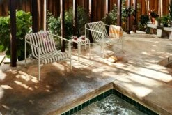 Hay Palissade Lounge Chair Low, Sky Grey -Hay Store hay palissade lounge chair low 5