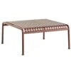 Hay Palissade Lounge Table 81,5x86 Cm, Iron Red -Hay Store hay palissade low table l815 x w86 x h38 sky grey 5