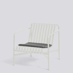 Hay Palissade Seat Cushion Lounge Chair High / Low, Anthracite -Hay Store hay palissade seat cushion loung chair high low 6