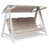 Aspö Hammock With Cushion, White/Beige -Hay Store hillerstorp aspo hammock furu orkan med gra tak och dynor 1
