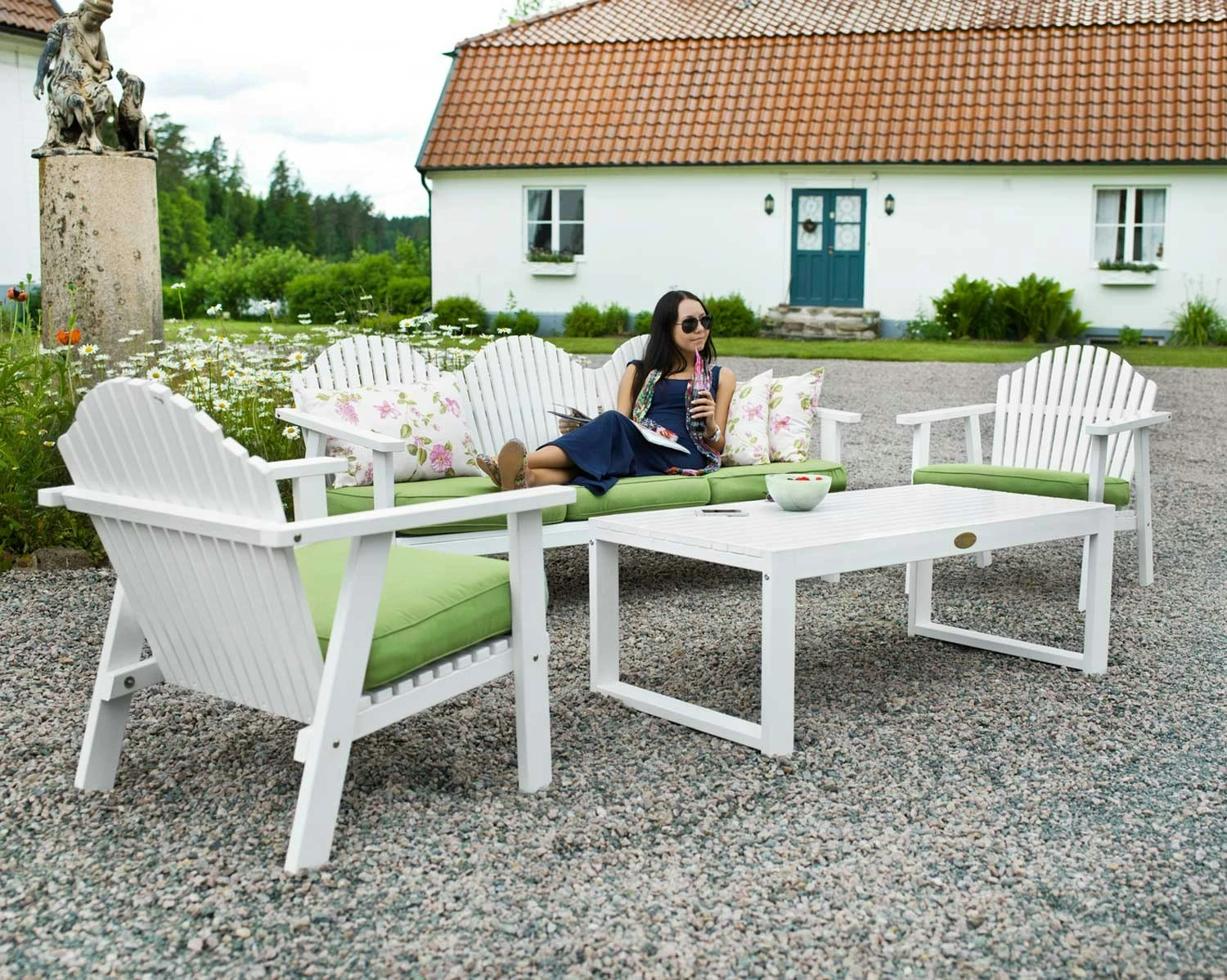 Bullerö Sofa Set 5 Seats, White 4 Bullerö Sofa Set 5 Seats, White - Image 2