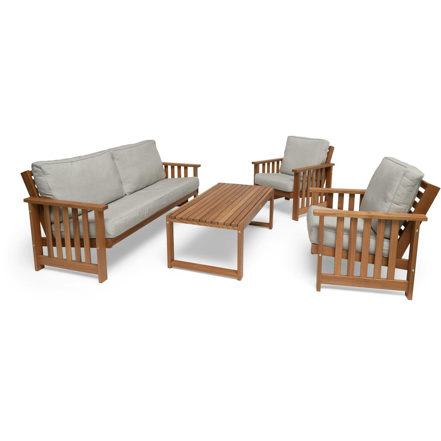 Gotland Sofa Set 5 Seats, Thermotreated Ash 3 Gotland Sofa Set 5 Seats, Thermotreated Ash