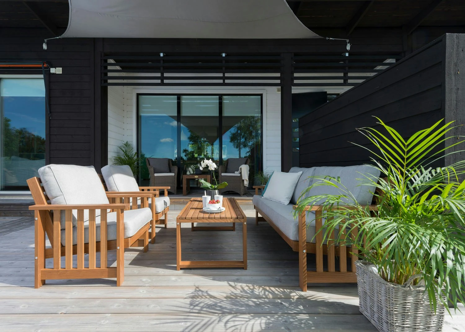 Gotland Sofa Set 5 Seats, Thermotreated Ash 7 Gotland Sofa Set 5 Seats, Thermotreated Ash - Image 5