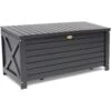 Läckö Outdoor Cushion Storage, Black 134x59x64 Cm -Hay Store hillerstorp lacko dynlada svart 0