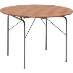 Sandhamn Table Ø100 Cm, Thermotreated Ash