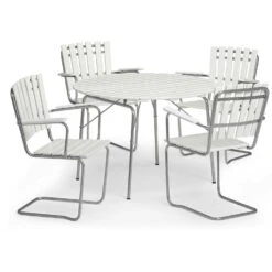 Sandhamn Table Set, White