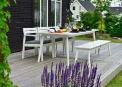 Stoltö Dining Table 90x220x72 Cm, White -Hay Store hillerstorp stolto dining table 90x220x72 cm 7