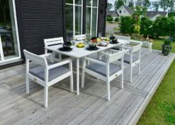 Stoltö Dining Table 90x220x72 Cm, White -Hay Store hillerstorp stolto dining table 90x220x72 cm 8