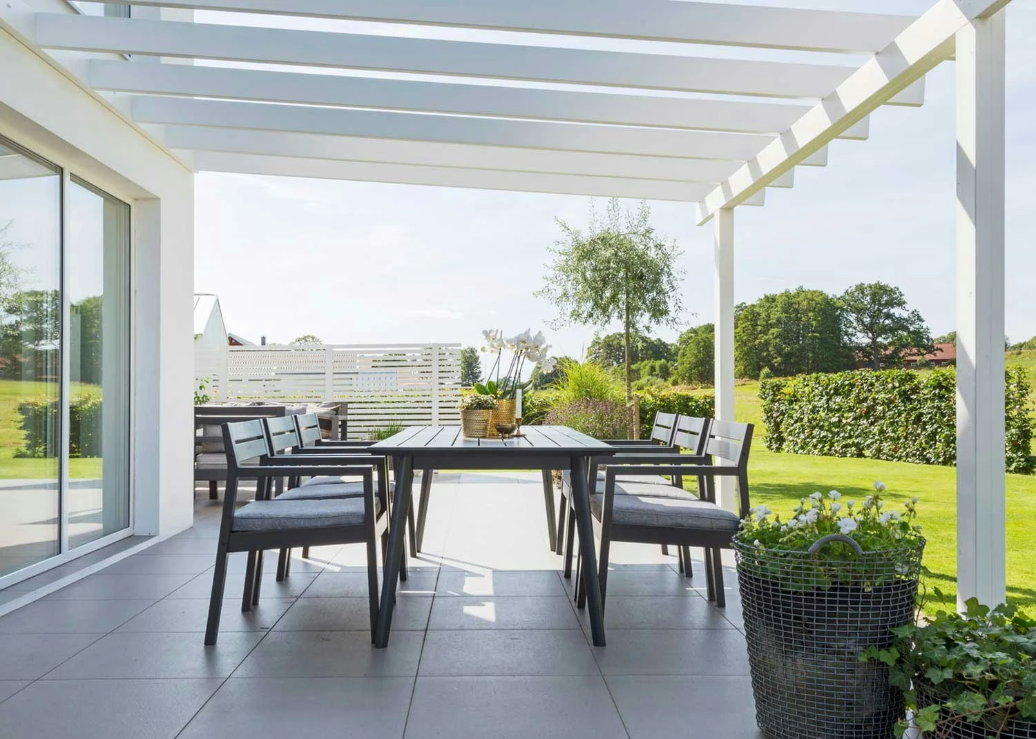 Stoltö Table Set 6 Seats, Hurricane Grey 4 Stoltö Table Set 6 Seats, Hurricane Grey - Image 2