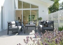 Stoltö Sofa Set 4 Seats, Hurricane Grey/Grey -Hay Store hillerstorp stolto sofa set 4 seats hurricane grey grey 2