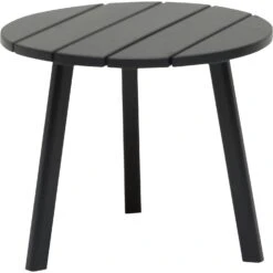 Tennessee Side Table Ø50x41 Cm, Hurricane Grey