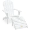 Tennessee Deckchair With Footstool, White -Hay Store hillerstorp tennessee dackstol inkl fotpall orkangra 2