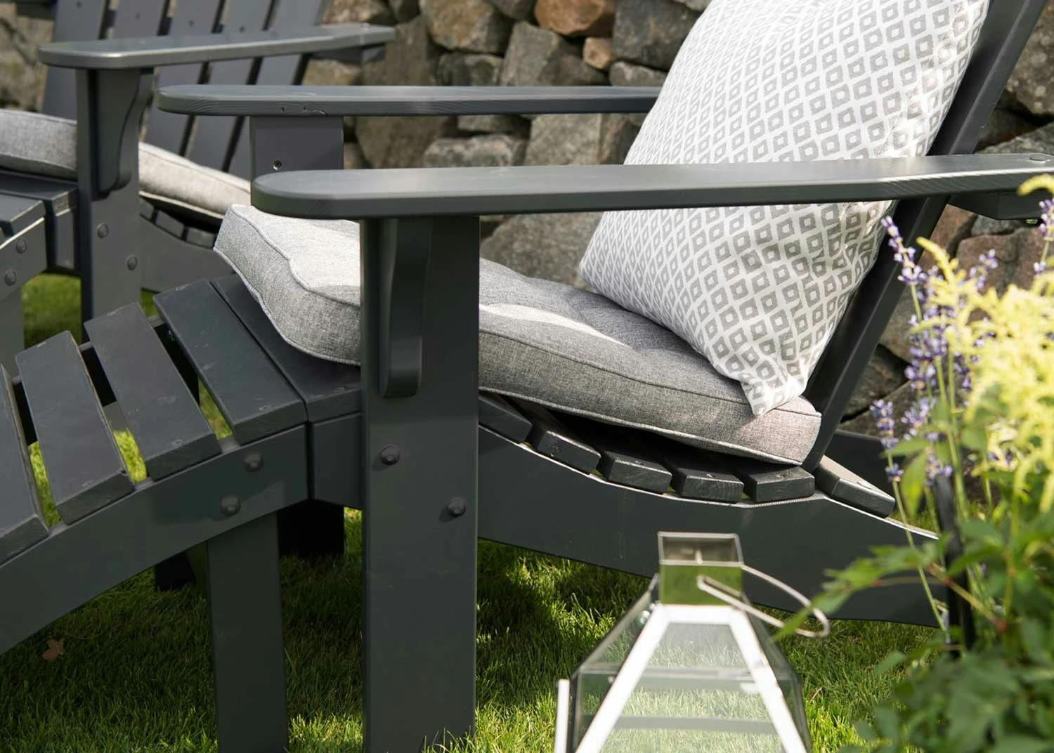 Tennessee Deckchair With Footstool, Hurricane Grey 6 Tennessee Deckchair With Footstool, Hurricane Grey - Image 4