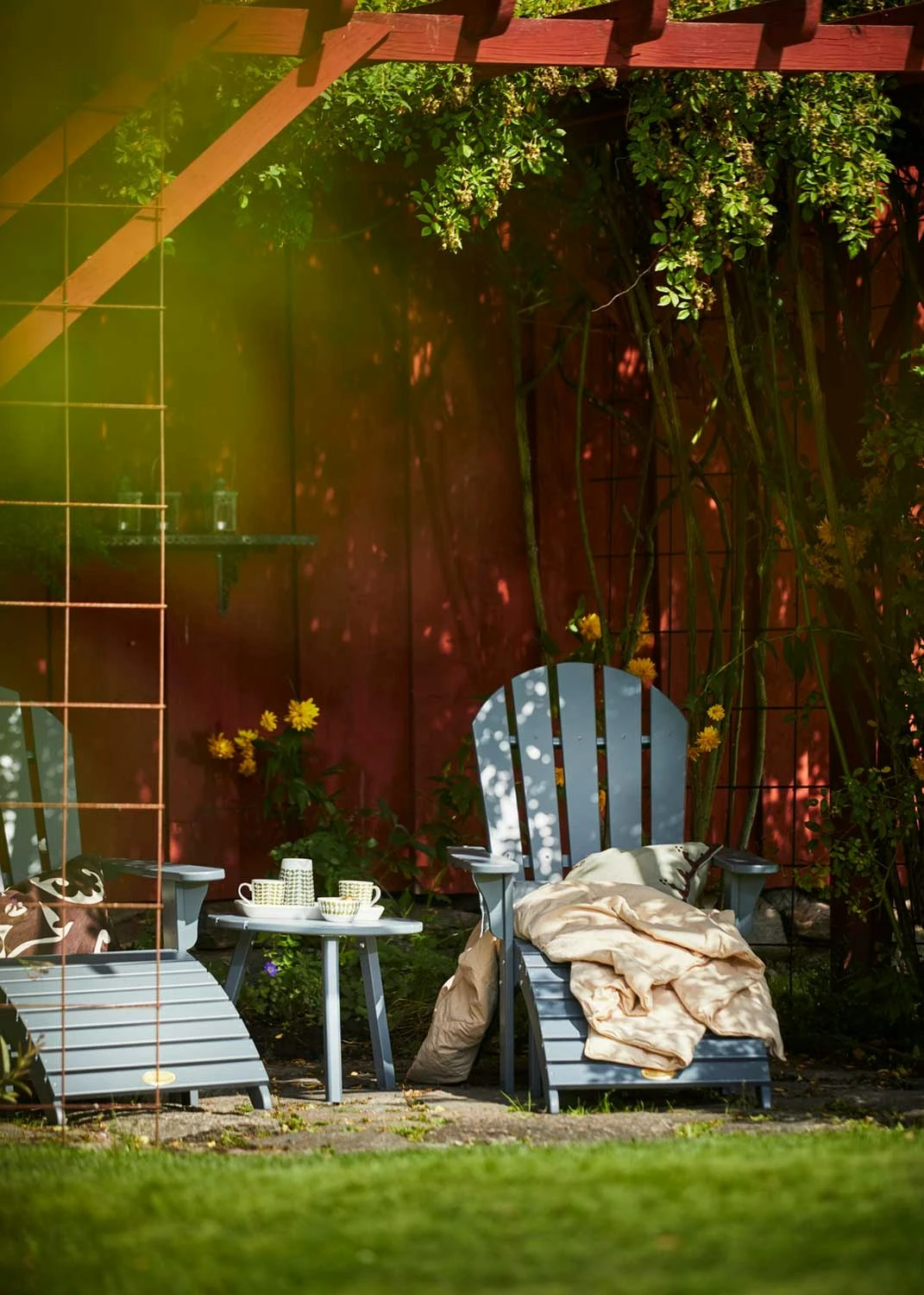 Tennessee Deckchair With Footstool, Steel Grey 4 Tennessee Deckchair With Footstool, Steel Grey - Image 2