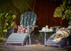 Tennessee Deckchair With Footstool, Steel Grey 7 Tennessee Deckchair With Footstool, Steel Grey -Hay Store hillerstorp tennessee deckchair with footstool 9