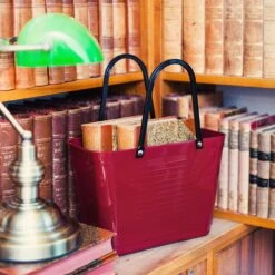 Hinza Bag Green Plastic Bordeaux, Small -Hay Store hinza hinza bag green plastic bordeaux 3