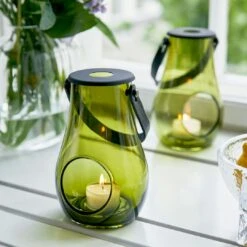 Holmegaard Design With Light Lantern Olive, H16,5 Cm 12 Holmegaard Design With Light Lantern Olive, H16,5 Cm -Hay Store holmegaard dwl lantern olive 1 1