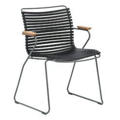 Click Dining Chair, Black/Grey