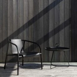 NAMI Lounger, Black -Hay Store houe nami lounge chair monocolor olive green 5