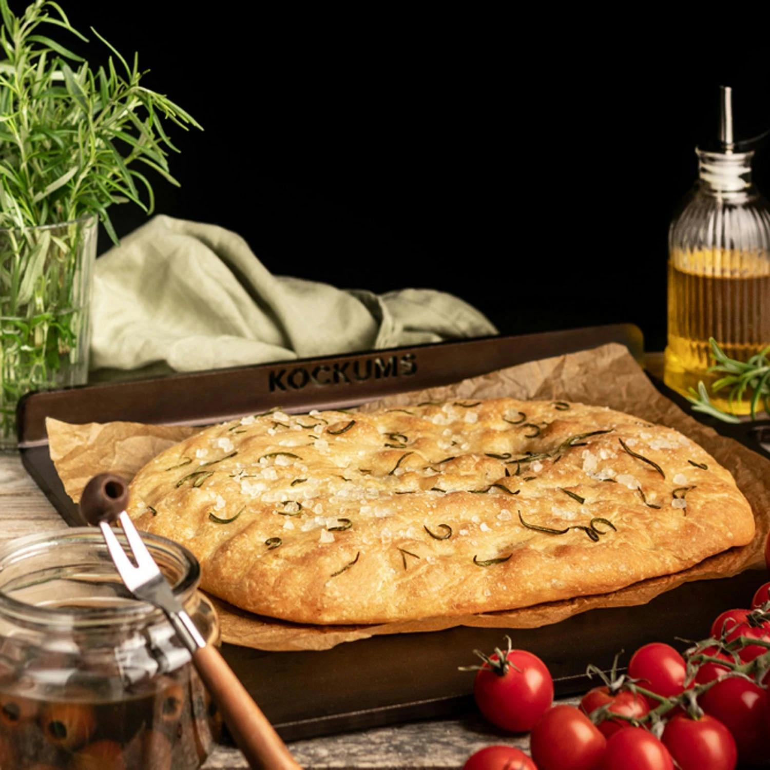 Kockums Jernverk Baking Steel With Folded Edges Carbon Steel, 37x32 6 Kockums Jernverk Baking Steel With Folded Edges Carbon Steel, 37x32 - Image 4