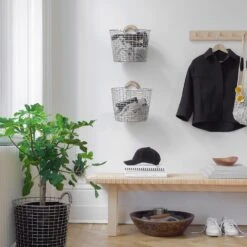 Korbo Bin 16 Basket, Brass -Hay Store korbo bin 16 basket 1