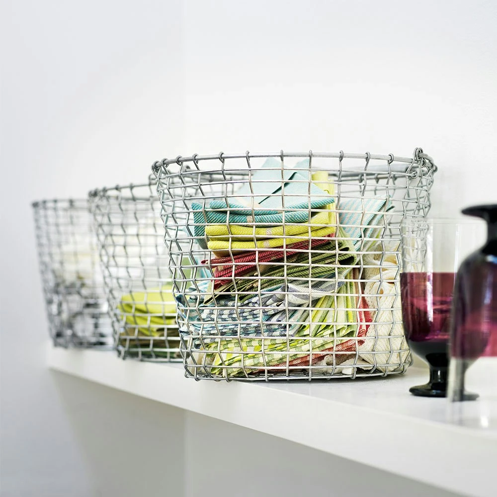 Korbo Bucket 24 Basket, Galvanized 6 Korbo Bucket 24 Basket, Galvanized - Image 4