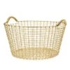 Korbo Classic 35 Basket, Brass 1 Korbo Classic 35 Basket, Brass -Hay Store korbo classic 35 basket brass 0