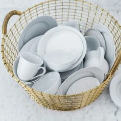 Korbo Classic 35 Basket, Brass -Hay Store korbo classic 35 basket brass 3