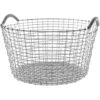 Korbo Classic 35 Basket, Galvanized -Hay Store korbo classic basket galvanized 5