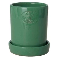 Lexington Terracota Pot 12 Cm, Green