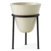 Menu Daiza Planter Ivory, Ø25x35 Cm -Hay Store menu daiza planter h35 25 ivory 1