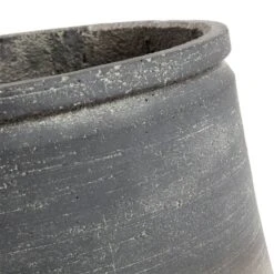 Muubs Kanji Decorative Pot Low Grey, 27 Cm -Hay Store muubs kanji pot low grey 4