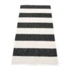 Bob Rug 70x200 Cm, Black/Vanilla -Hay Store pappelina bob rug black vanilla 5