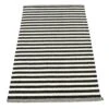 Duo Rug 85x160 Cm, Black/Vanilla