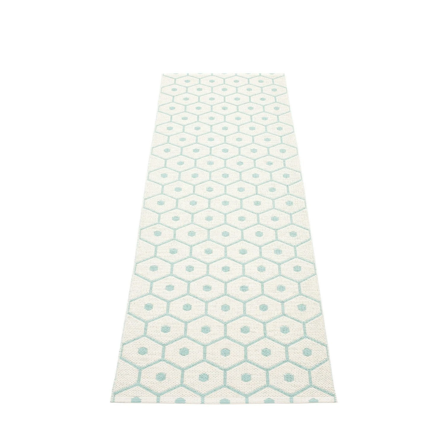 Honey Rug 70x225 Cm, Pale Turquoise/Vanilla 4 Honey Rug 70x225 Cm, Pale Turquoise/Vanilla - Image 2