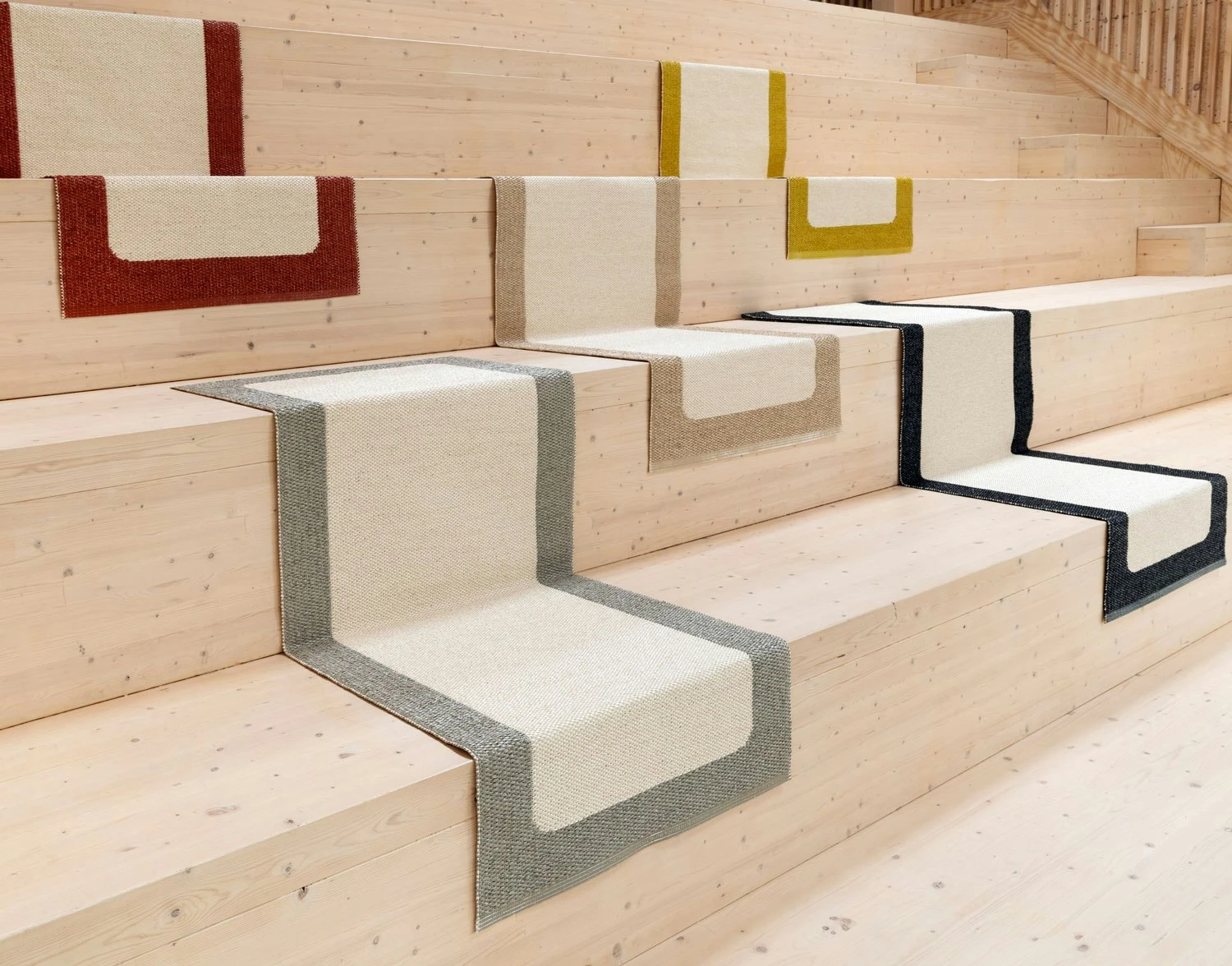 Ilda Rug 70x180 Cm, Mustard / Vanilla 5 Ilda Rug 70x180 Cm, Mustard / Vanilla - Image 3