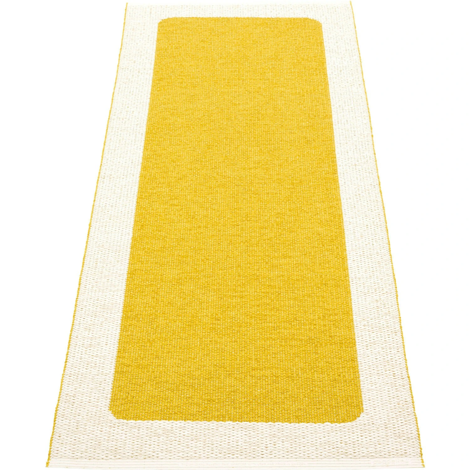 Ilda Rug 70x180 Cm, Mustard / Vanilla 4 Ilda Rug 70x180 Cm, Mustard / Vanilla - Image 2