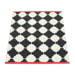 Marre Rug 70x90 Cm, Black/Vanilla/Coral