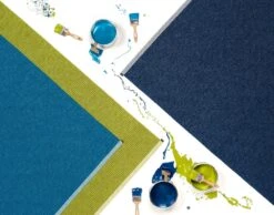 Mono Rug 60x150cm, Dark Blue/Denim -Hay Store pappelina mono rug dark blue denim 4