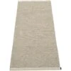 Mono Rug 60x150 Cm, Dark Linen/Linen 2 Mono Rug 60x150 Cm, Dark Linen/Linen -Hay Store pappelina mono rug dark linen linen 6